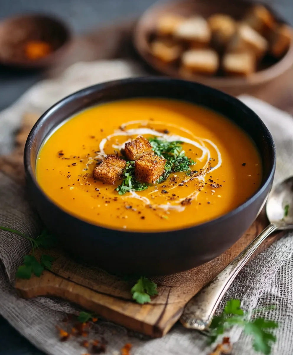 Köstliche Kürbissuppe mit Kartoffeln – Schnell & cremig!