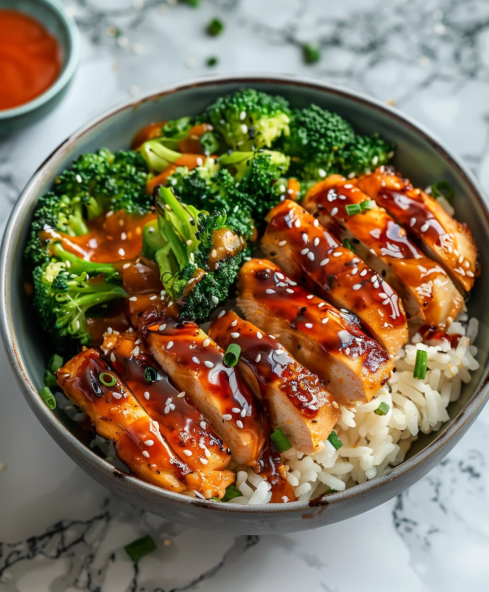 Köstliche Sticky Chicken Bowls: Einfach zubereitet & lecker!