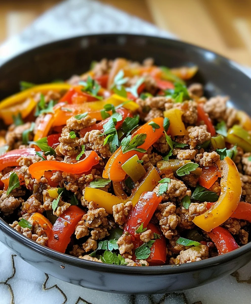 Putenhack & Paprika: Schnell, gesund & lecker zubereitet!