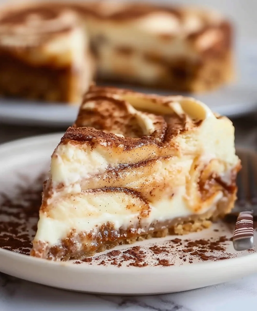 Himmlischer Zimtschnecken Käsekuchen mit Keksboden-Rezept