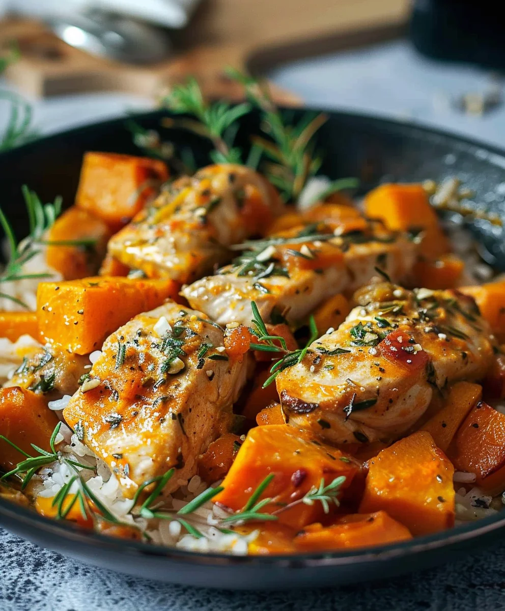Köstliche Kuerbis Haehnchen Pfanne: Schnell & Einfach