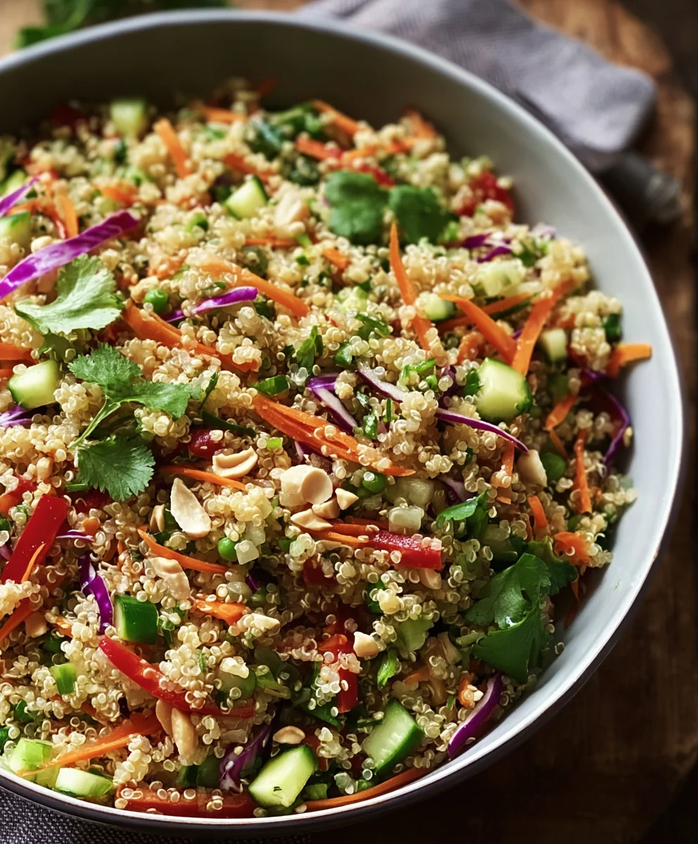 Thai Quinoa Crunch Salad: Healthy & Flavorful Recipe
