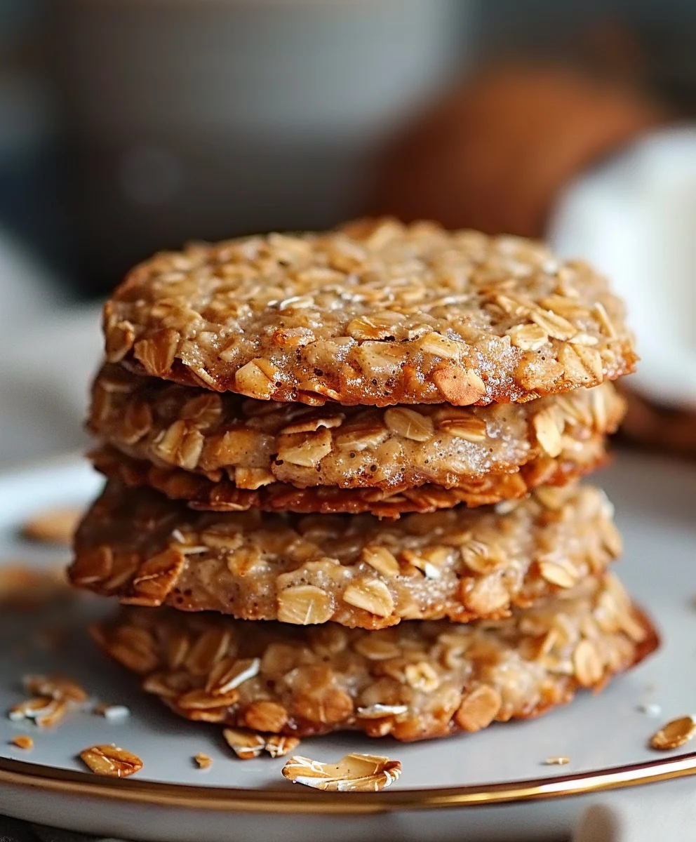 Zuckerfreie Kokos Haferkekse: Unglaublich einfaches Rezept