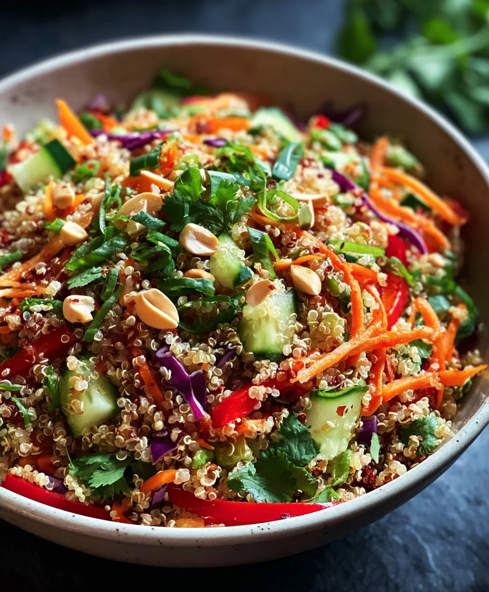 Thai Quinoa Crunch Salad: Healthy & Flavorful Recipe