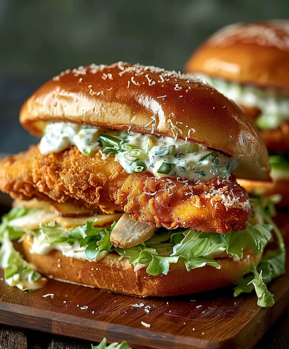 Knuspriges Chicken Caesar Sandwich: Einfach & unwiderstehlich