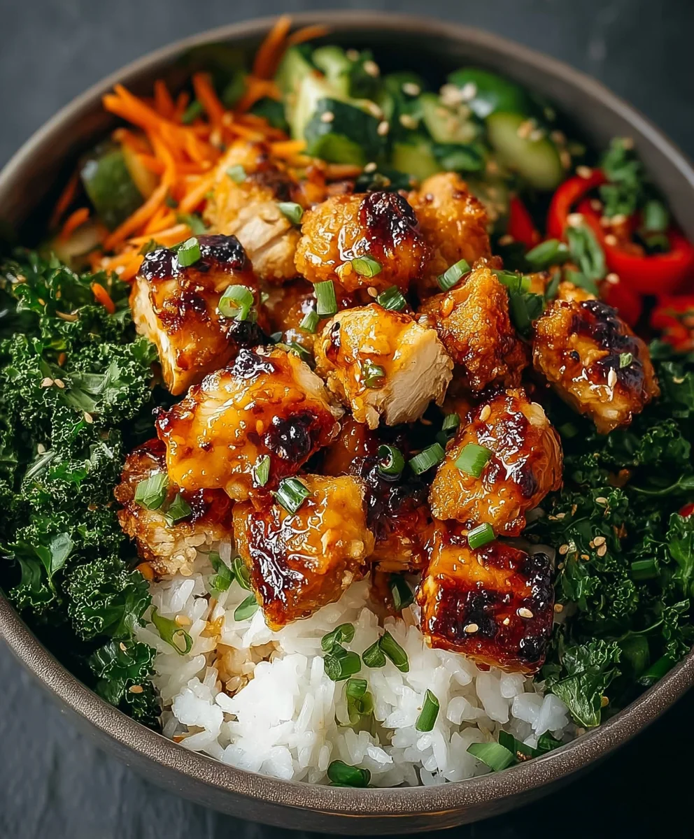 Irresistible Hot Honey Chicken Bowl Recipe – Flavorful Meal