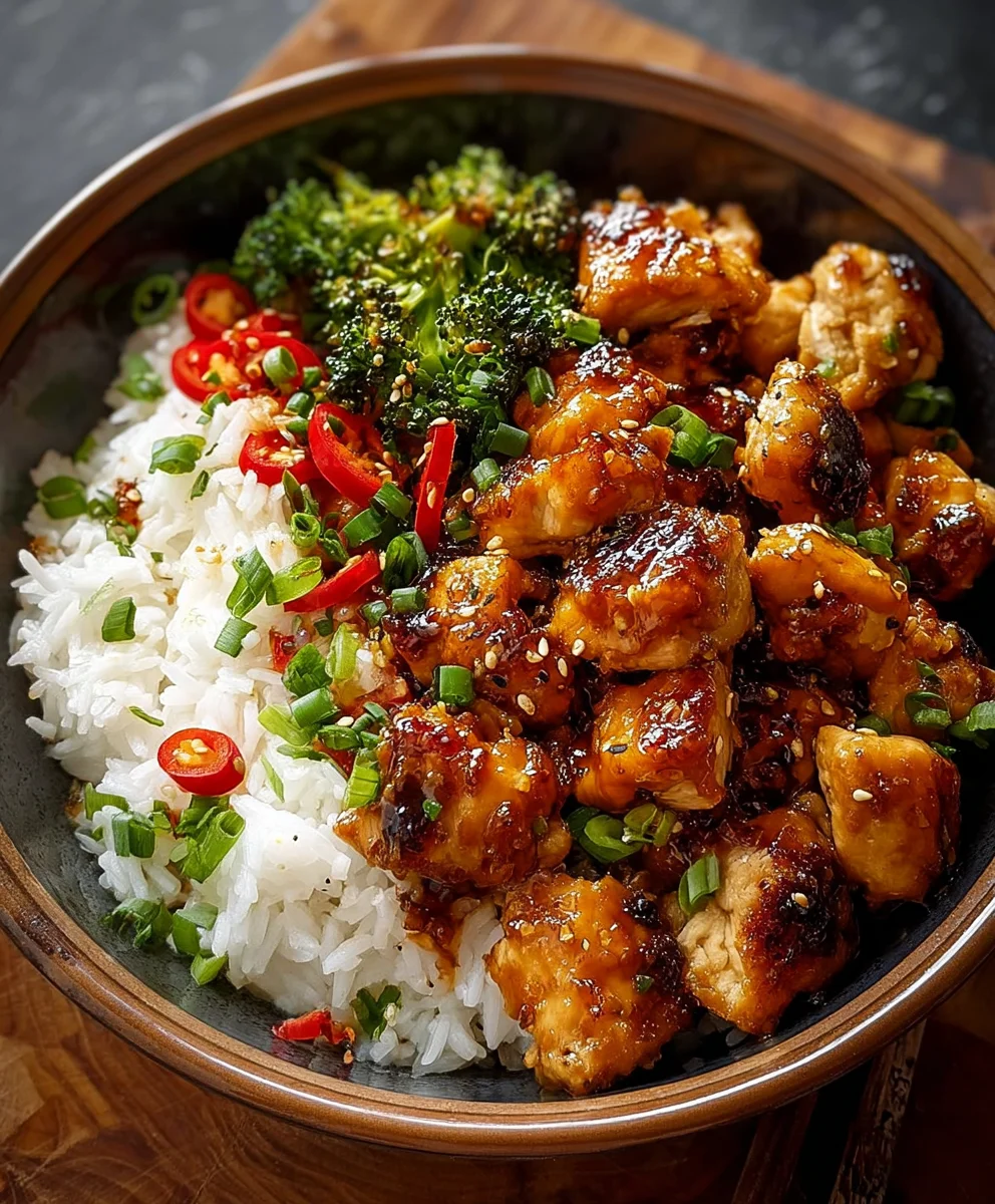 Irresistible Hot Honey Chicken Bowl Recipe – Flavorful Meal