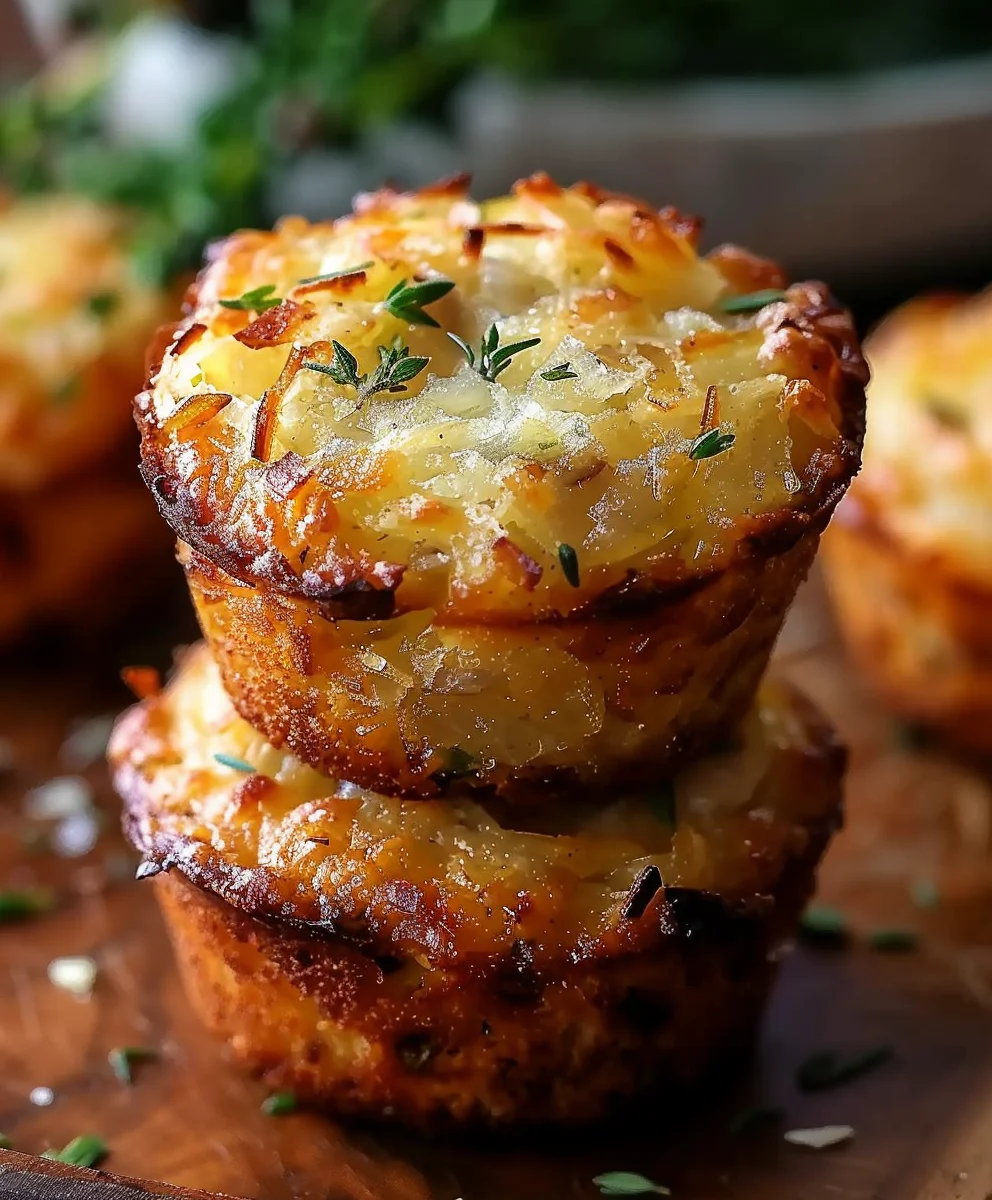 Zwiebelkuchenmuffins Rezept: Herzhaft & schnell gebacken