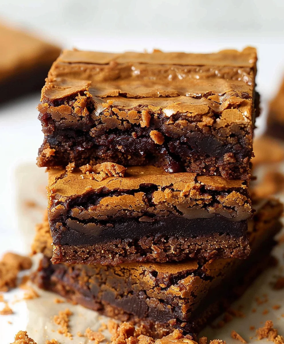 Saftige Spekulatius Brownies mit Biscoff – Einfach backen!