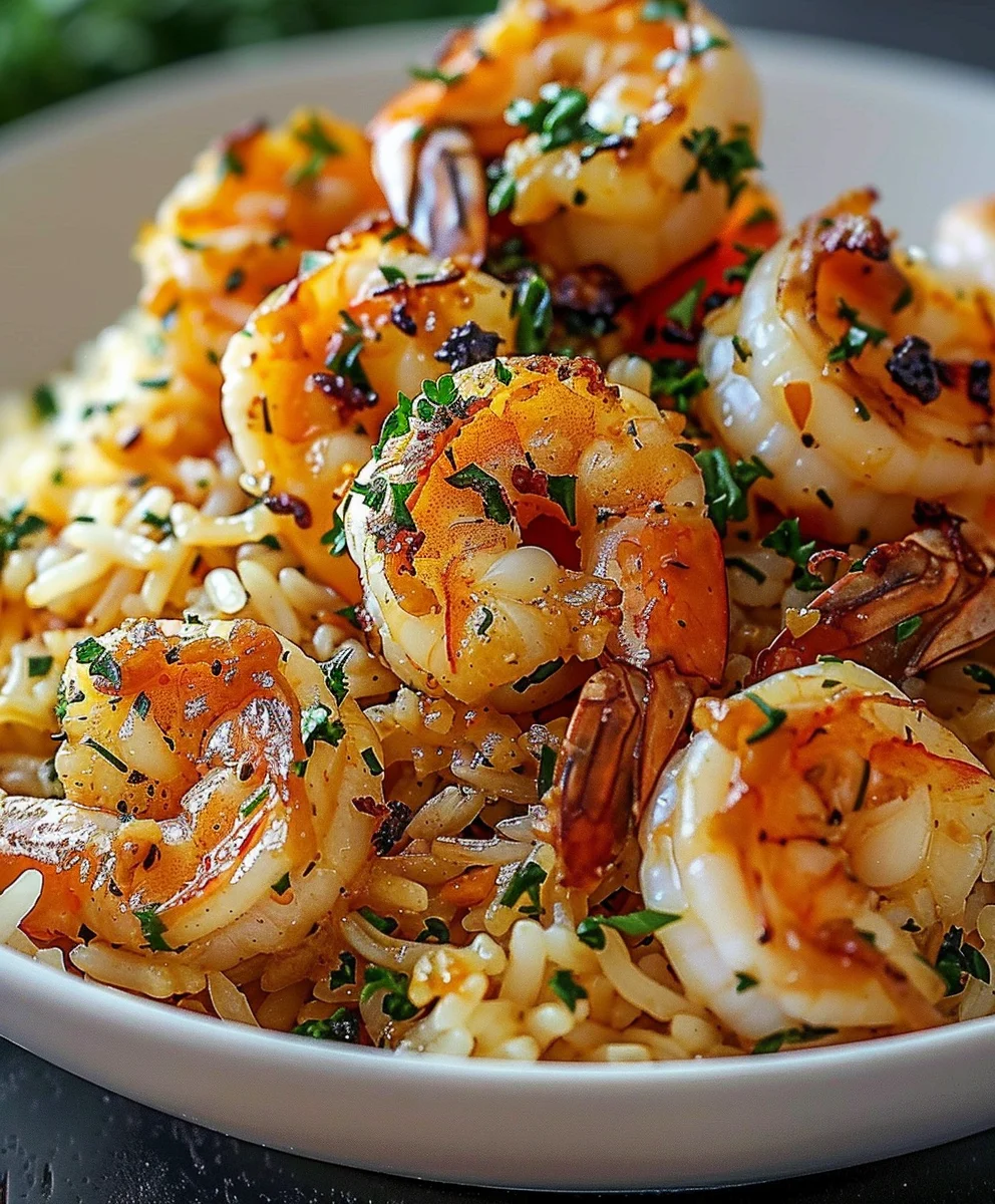 Garnelen Knoblauchbutter Reis – Einfaches Genießer-Rezept