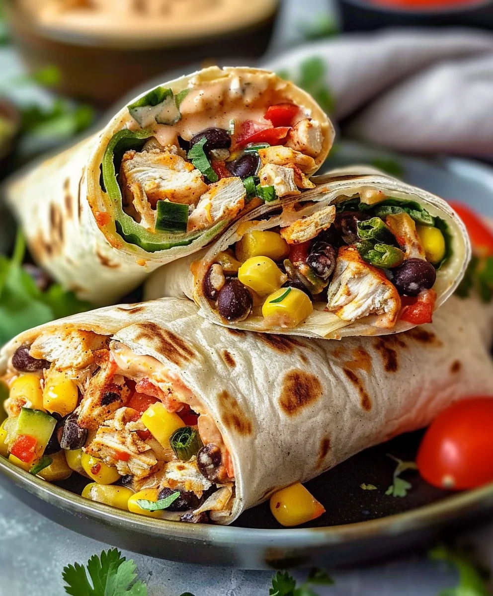 Southwest Chicken Wrap: Ihr schnelles & leckeres Rezept!