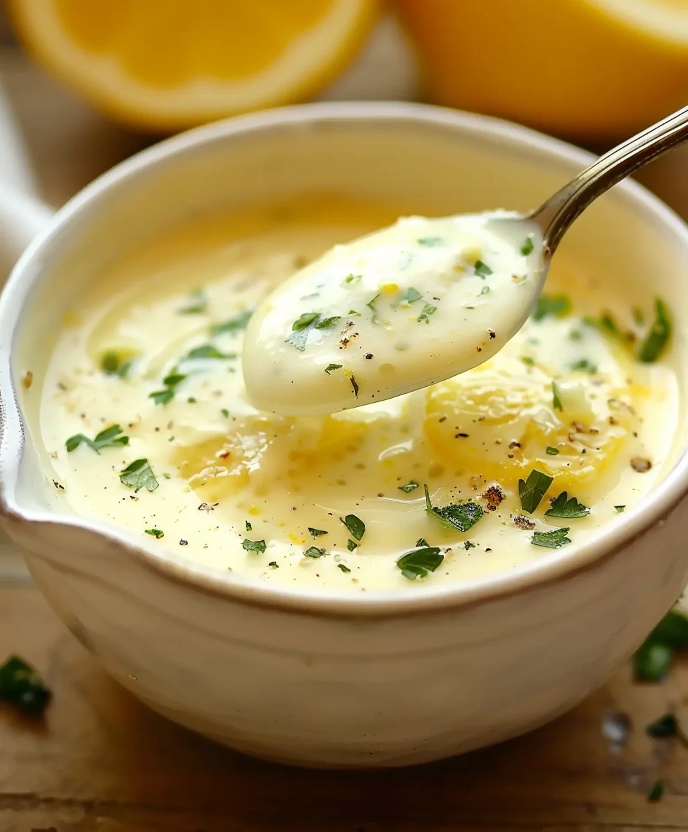 Das beste Rezept: Cremige Zitronen-Buttersoße schnell gemacht