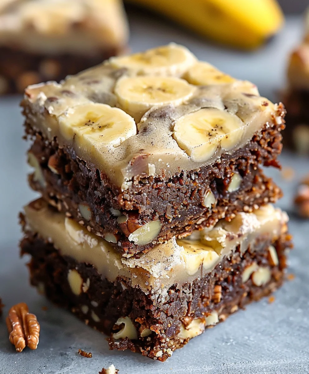 Bananenbrot Brownies: Süßer Twist für Klassiker-Komfort!