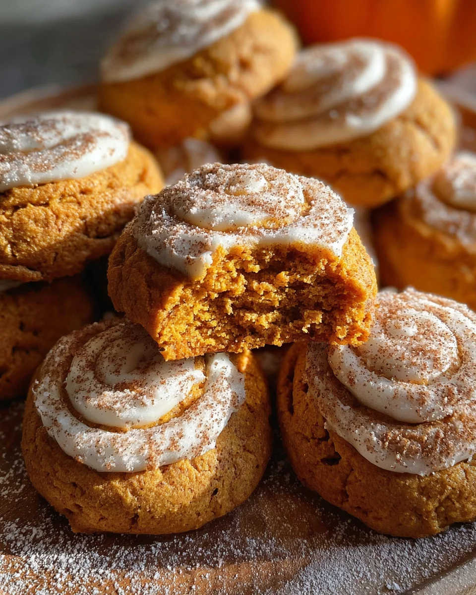 Bestes Rezept: Weiche Kürbisplätzchen mit Frischkäse-Frosting