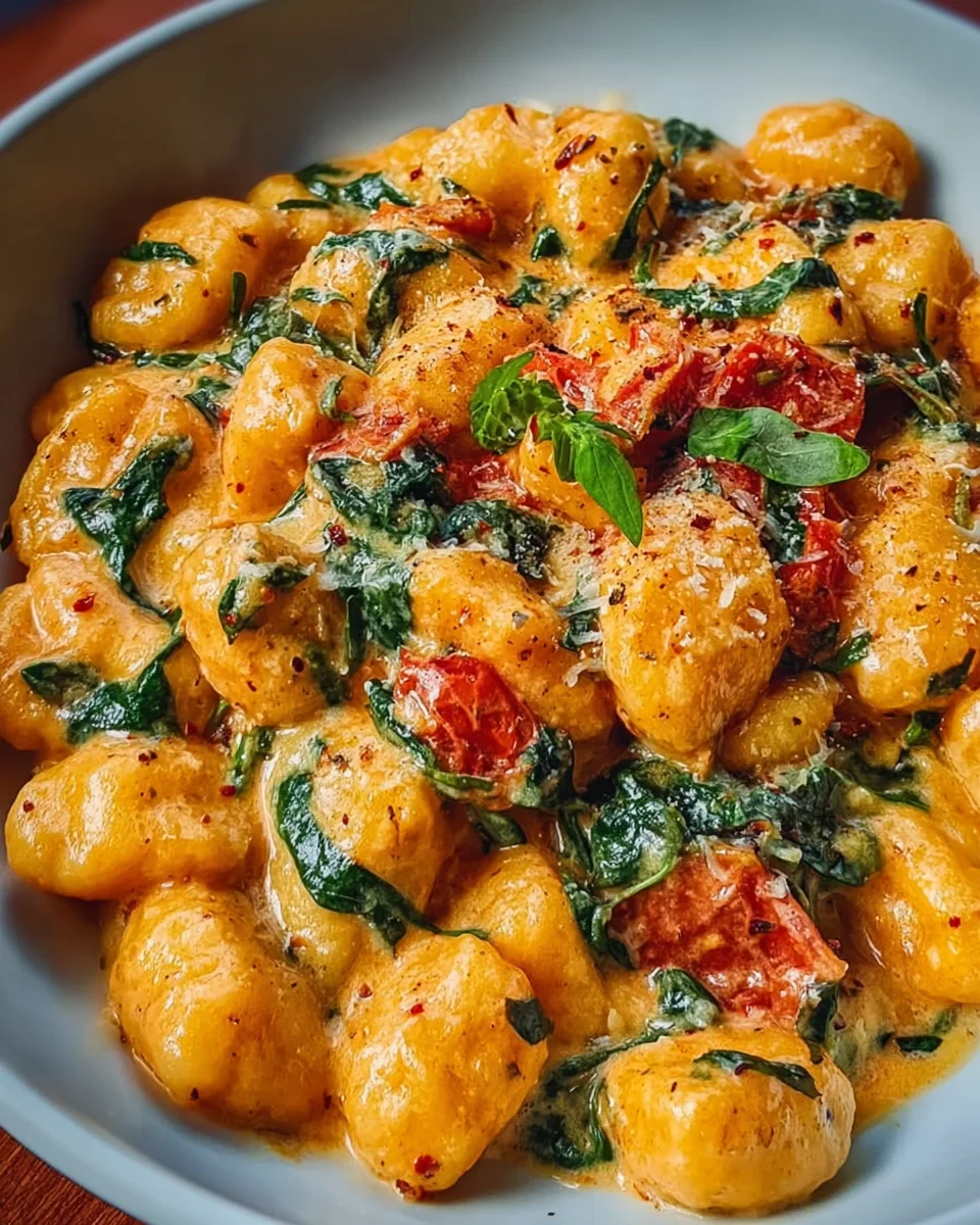 Ultimative Schnelle Gnocchi Pfanne: Tomate & Spinat