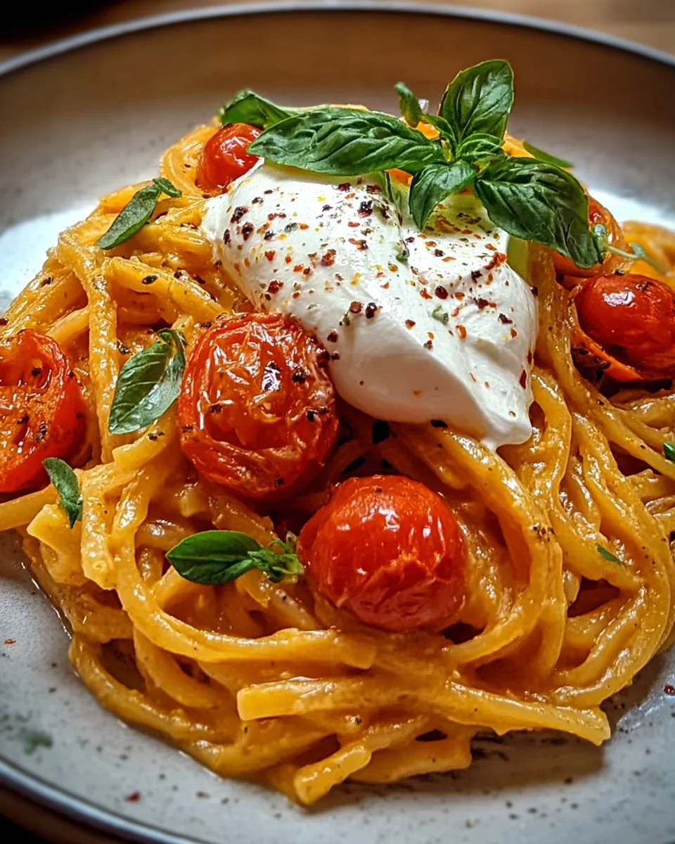 Cremige Tomaten Burrata Pasta: Schnelles Feinschmecker-Rezept