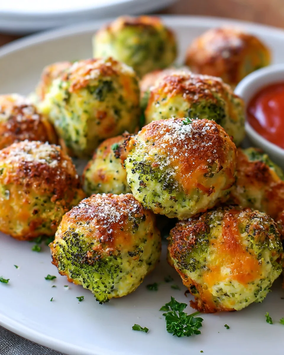 Knusprige Gebackene Brokkoli Käsebällchen – Dein perfekter Snack!