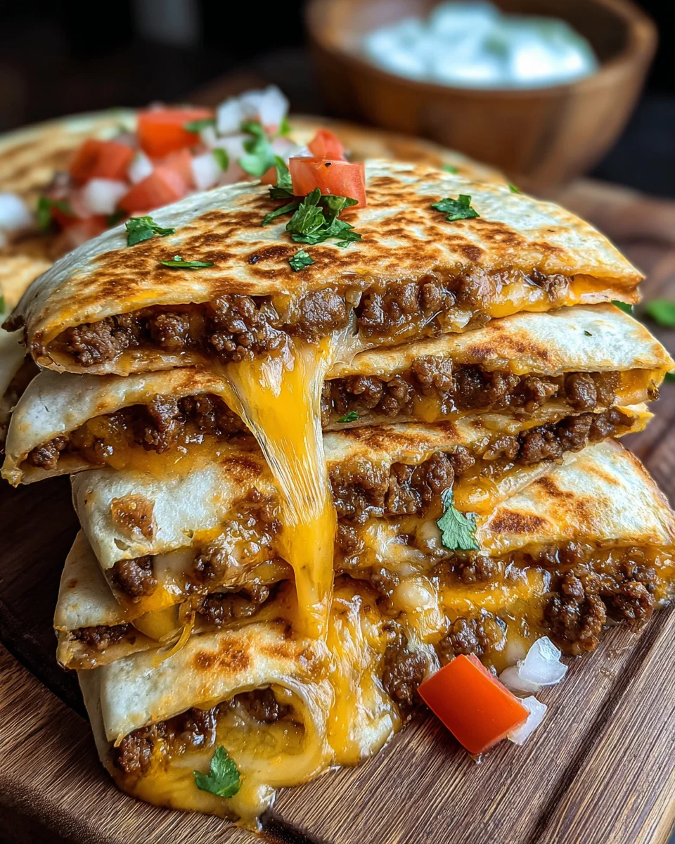 Smashburger Quesadillas Rezept – Der ultimative Beef-Genuss!