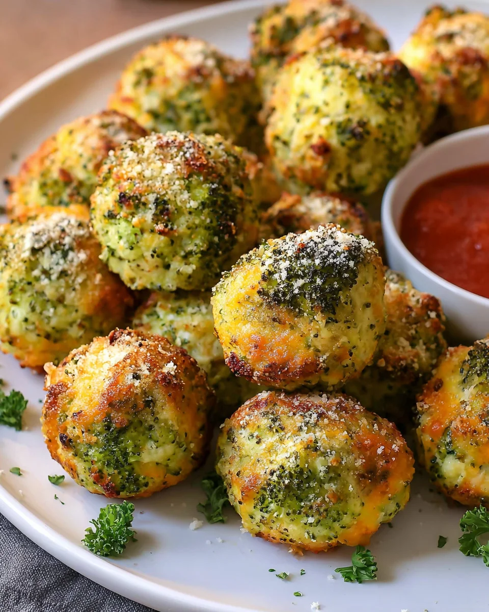 Knusprige Gebackene Brokkoli Käsebällchen – Dein perfekter Snack!