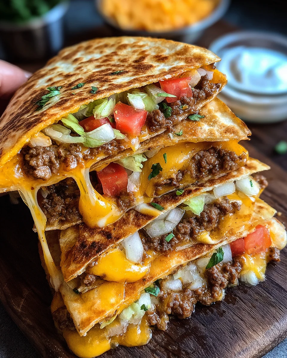 Smashburger Quesadillas Rezept – Der ultimative Beef-Genuss!