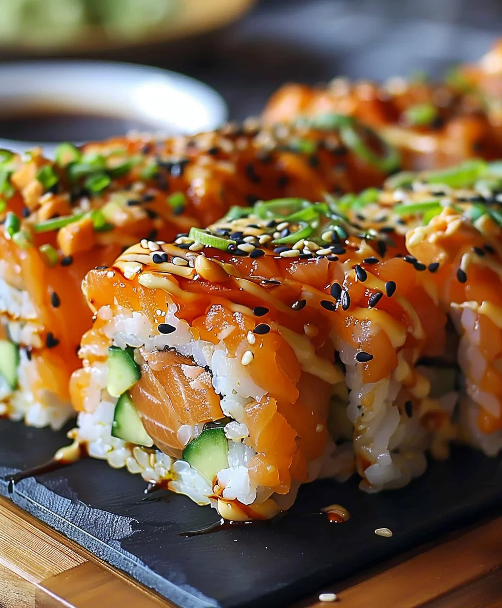 Spicy Lachs Sushi Bake: Blitzschnell & unglaublich lecker!