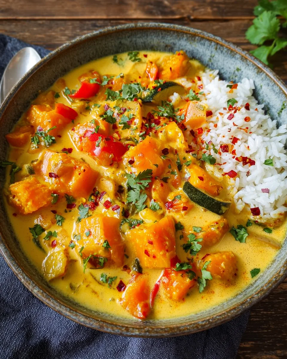 Cremiges Kürbis Curry Rezept: Einfach, schnell & lecker!