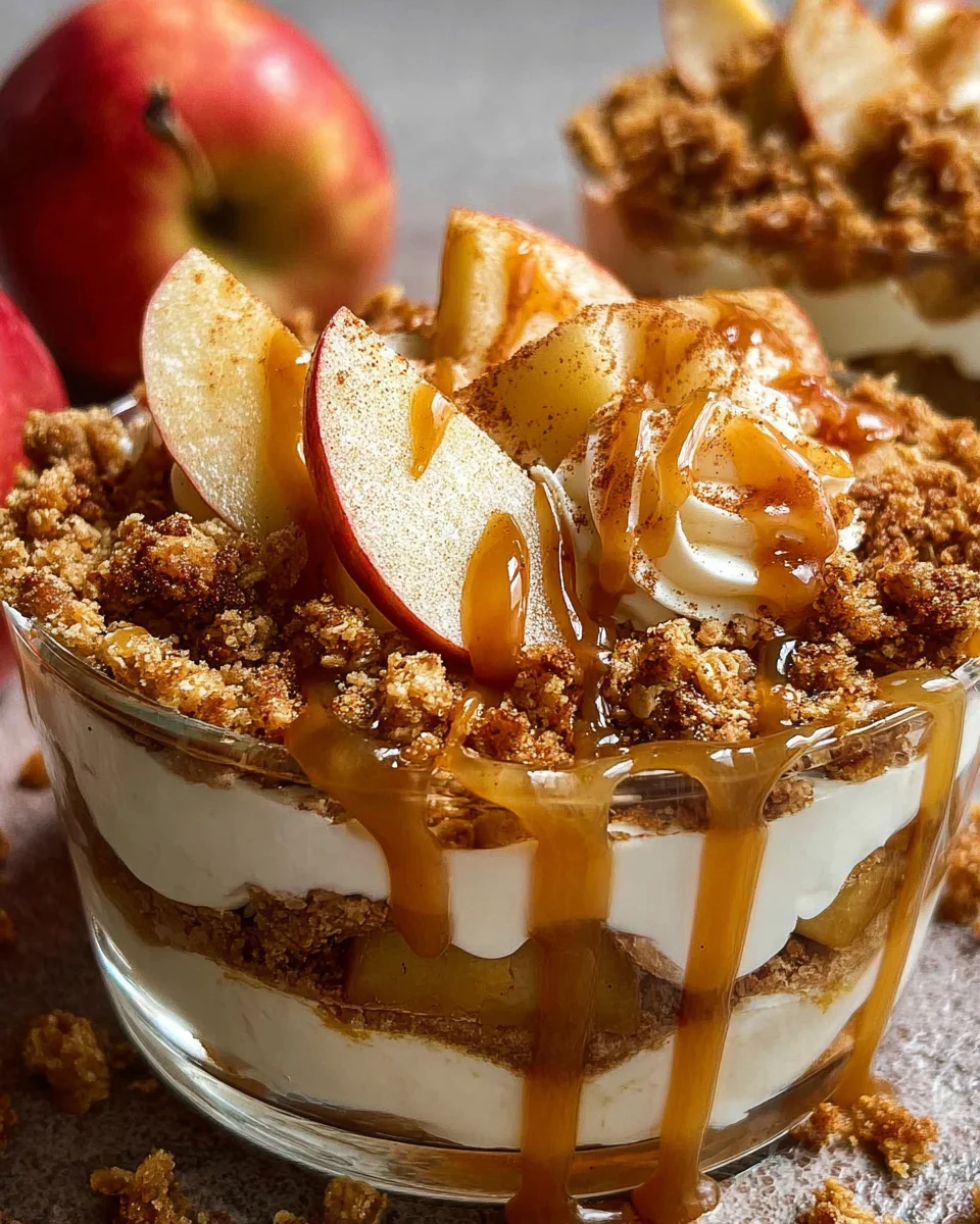 Bratapfel Karamell Trifle: Himmlisch cremig & festlich lecker!