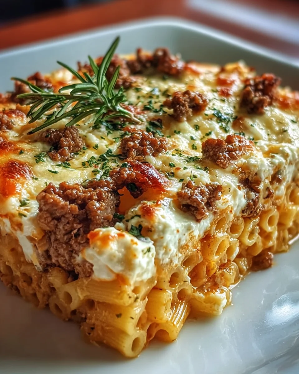 Griechischer Nudelauflauf mit Feta & Hackfleisch – einfach lecker!