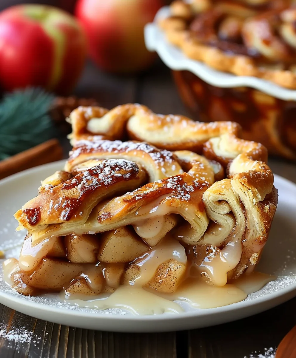 Das einfache Zimtschnecken Apfelkuchen Rezept für Herbstgenuss