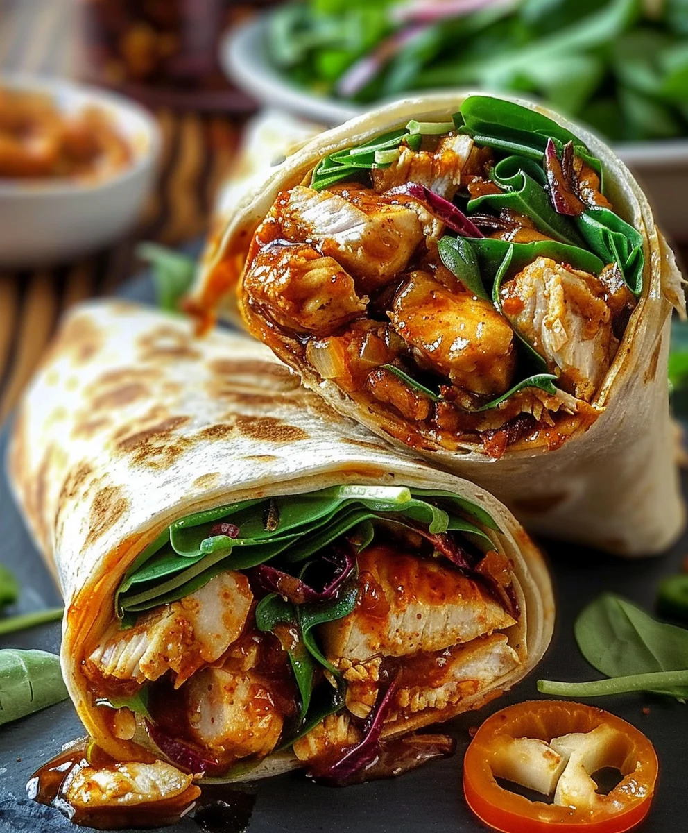 Sweet Chili Chicken Wraps: Einfach, schnell, unglaublich lecker!