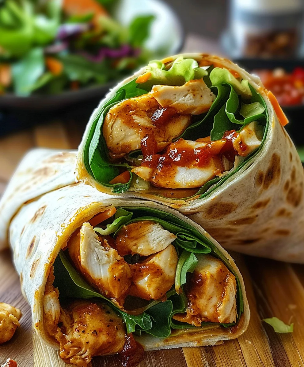 Sweet Chili Chicken Wraps: Einfach, schnell, unglaublich lecker!