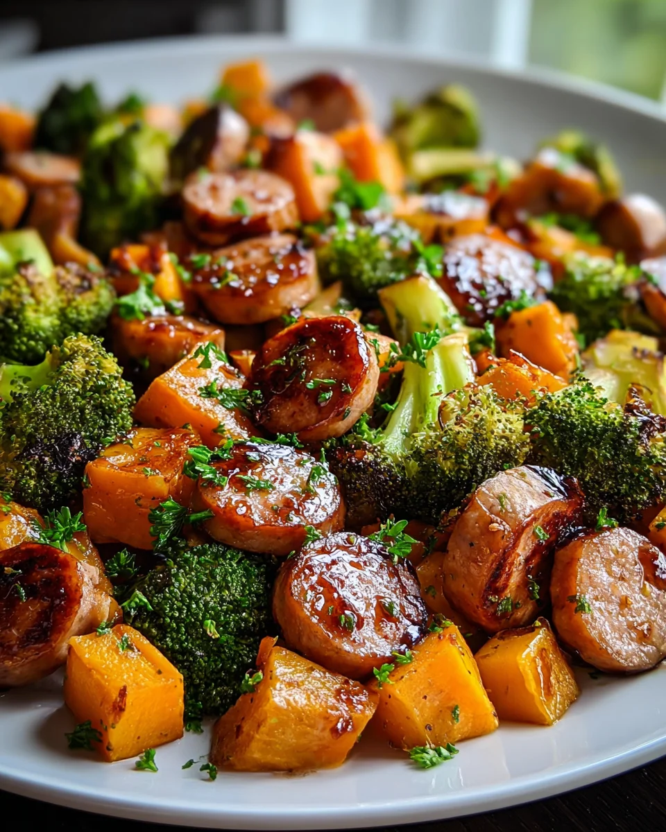 Honig-Knoblauch Ofenblech Rinderwurst – Schnell & Lecker!