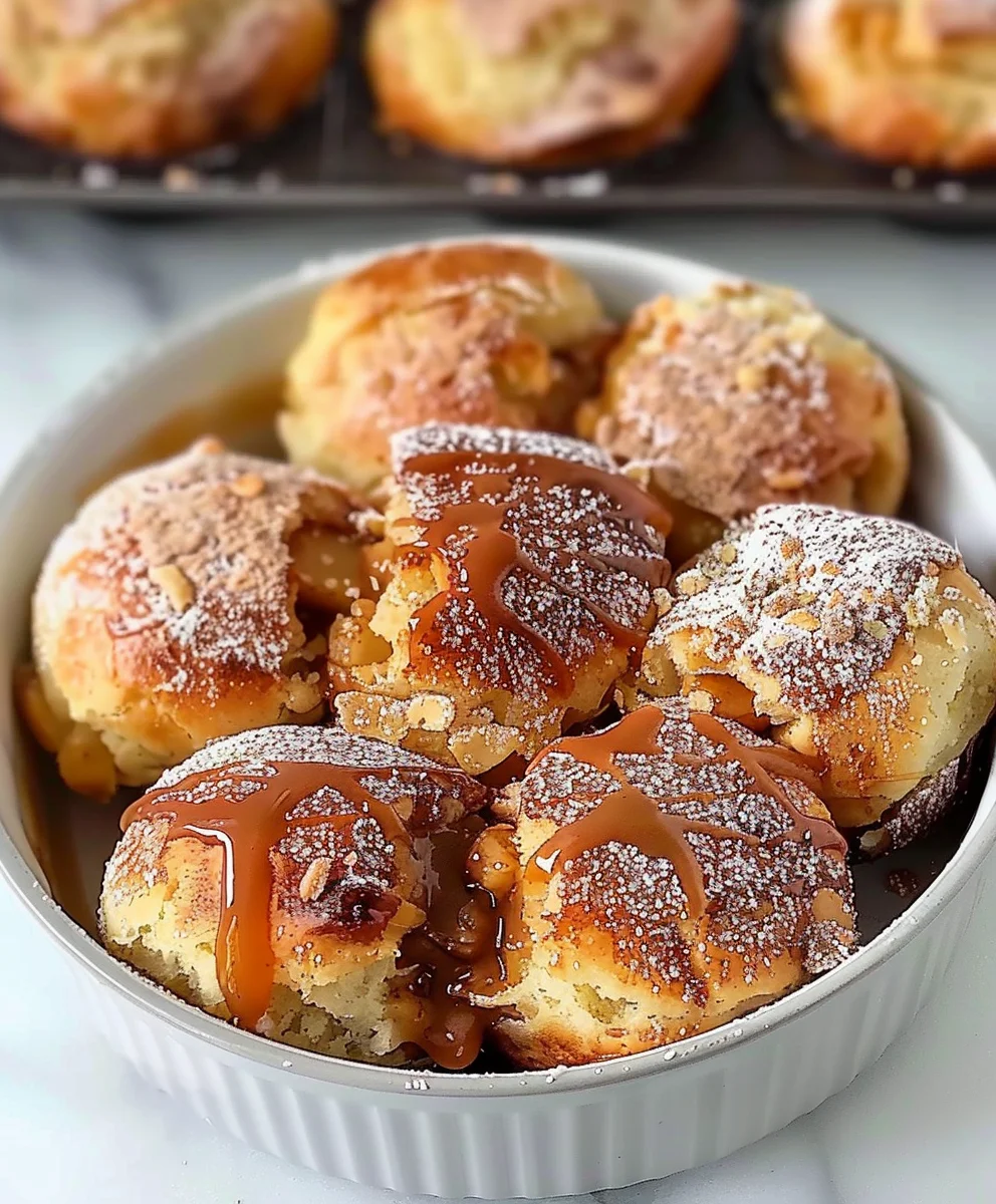 Mundwässernde Karamell-Apfelkuchen-Bomben – Jetzt backen!