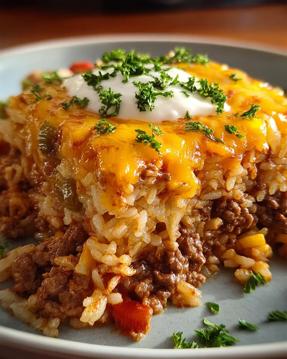 Einfacher Rinderhackfleisch Reisauflauf: Dein perfektes Rezept