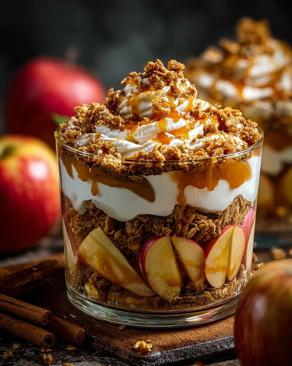 Bratapfel Karamell Trifle: Einfach, schnell & unwiderstehlich!