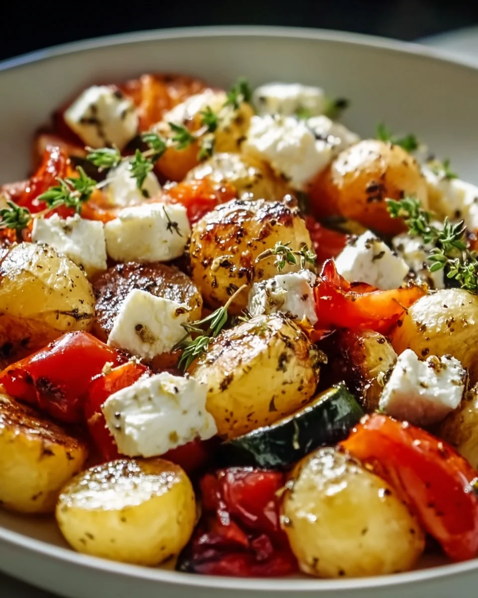 Unglaublich leckeres Feta Kartoffeln Ofengemüse Rezept!