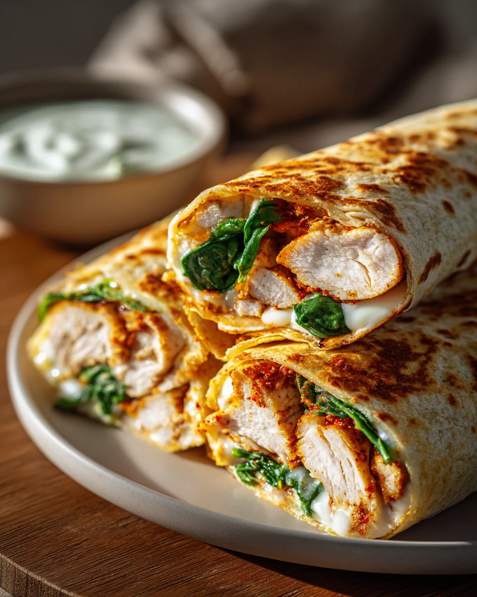 Crispy Air Fryer Chicken Mozzarella Wraps – Superlecker!