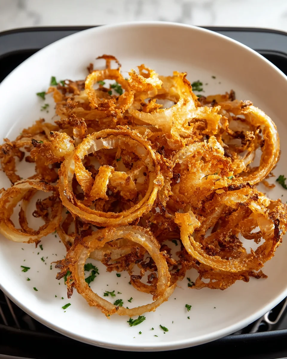 Krosse Zwiebeln im Air Fryer – Perfekte Knusperbissen Rezept
