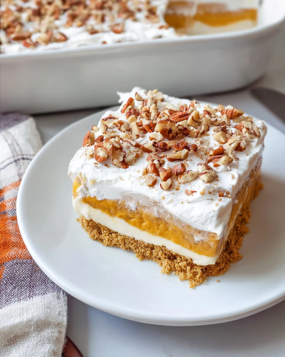 Verführerisches Pumpkin Lush Dessert: Einfaches Rezept genießen!
