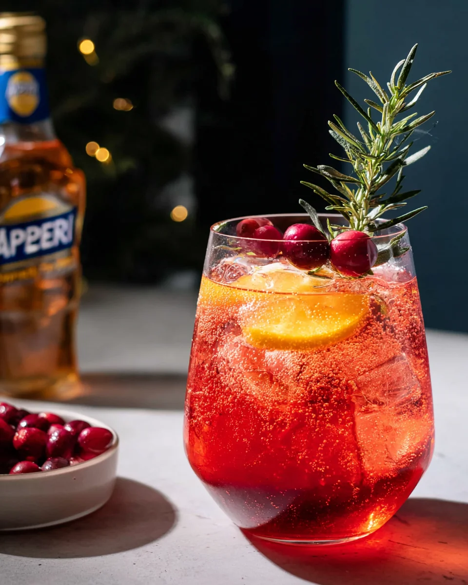 Winter Aperol Spritz – Erfrischend und alkoholfrei genießen!
