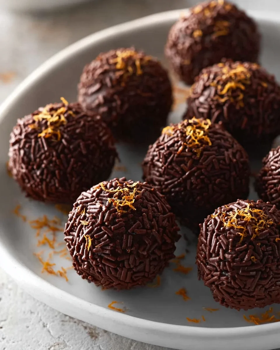 Saftige Orange-Schokoladen-Weihnachtstrüffel Rezept