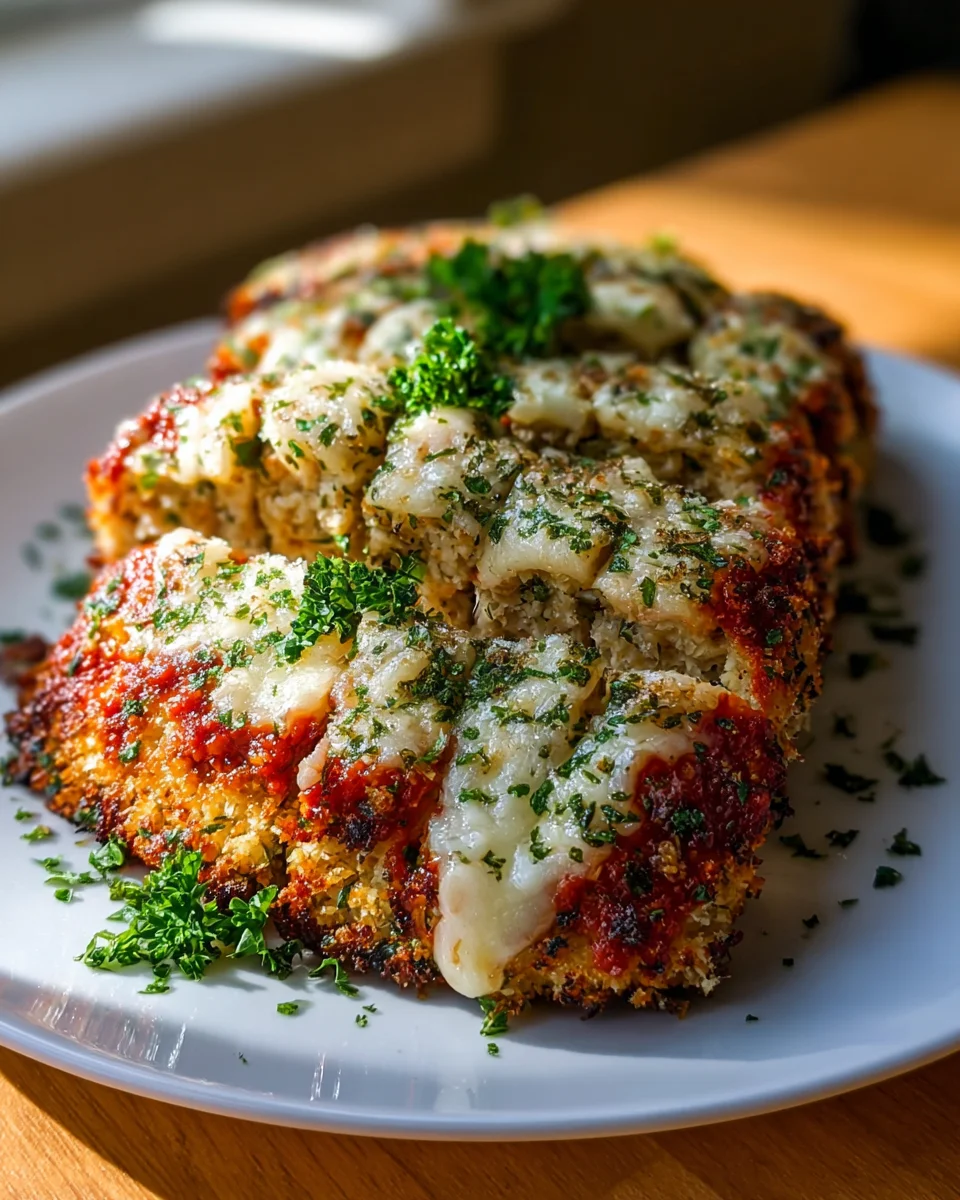 Leckeres Parmesan Chicken Meatloaf – Einfach und saftig!