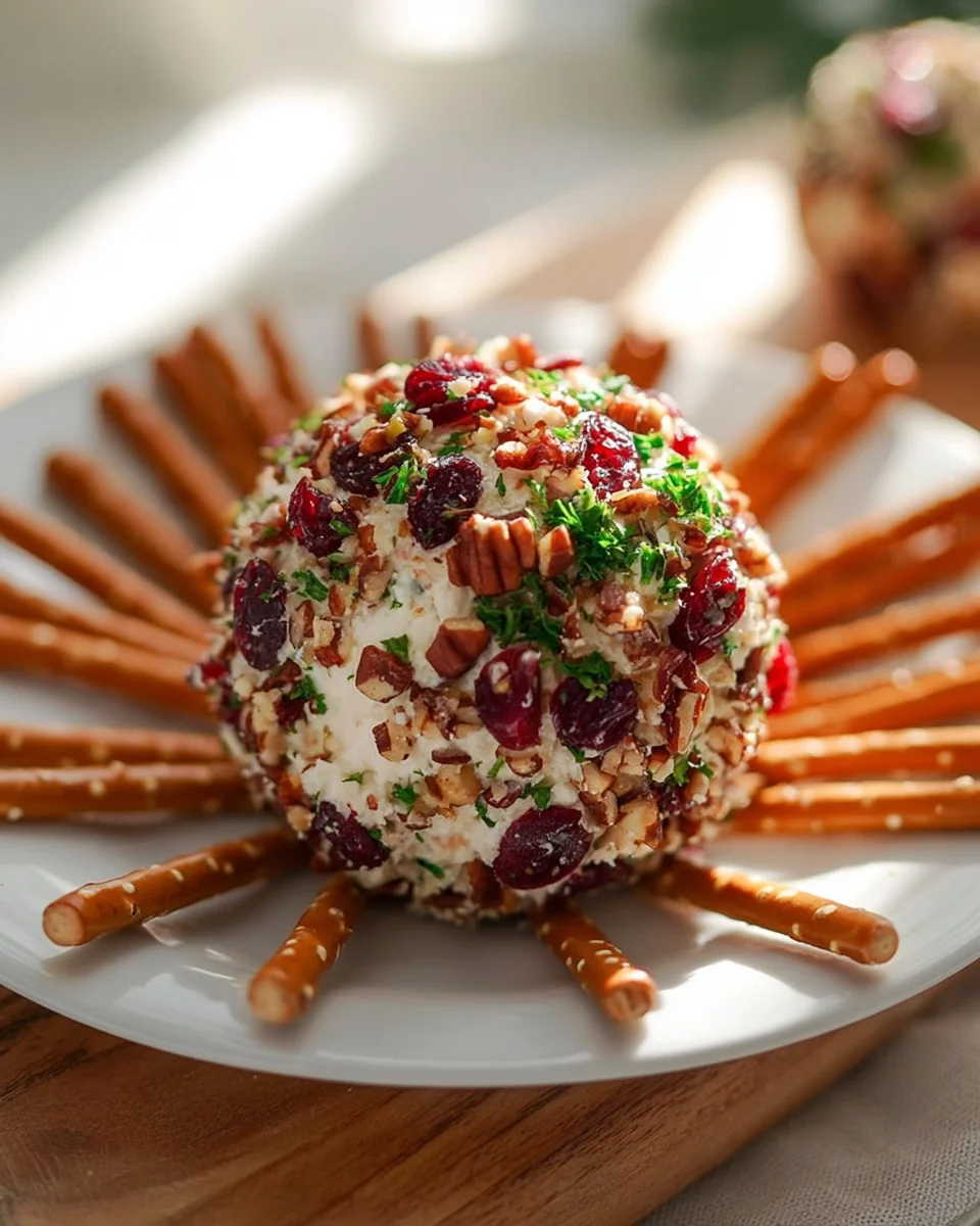 Festlicher Cranberry-Pecan Käsebällchen Genuss für Feste