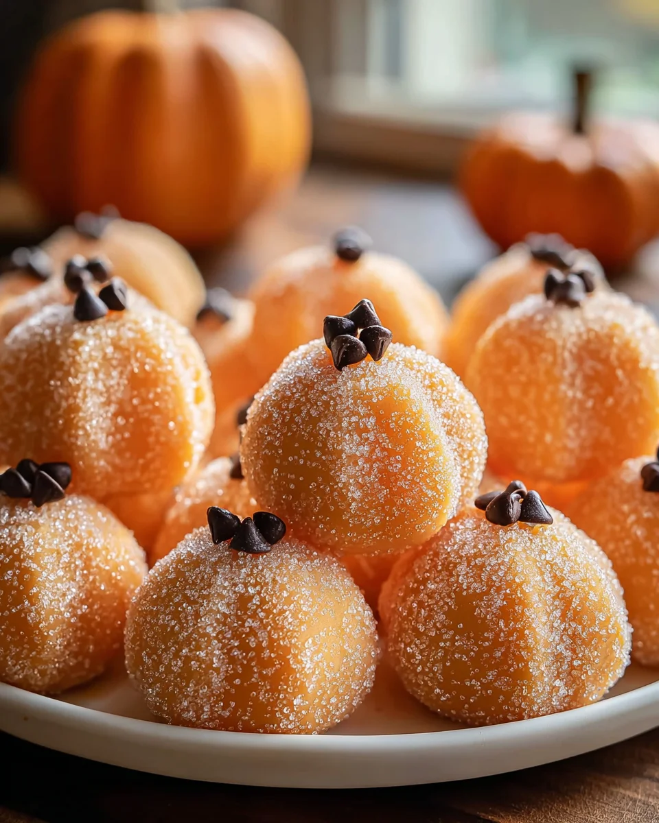 Kürbis-Cheesecake-Trüffel: Herbstlicher Genuss, einfach & lecker!