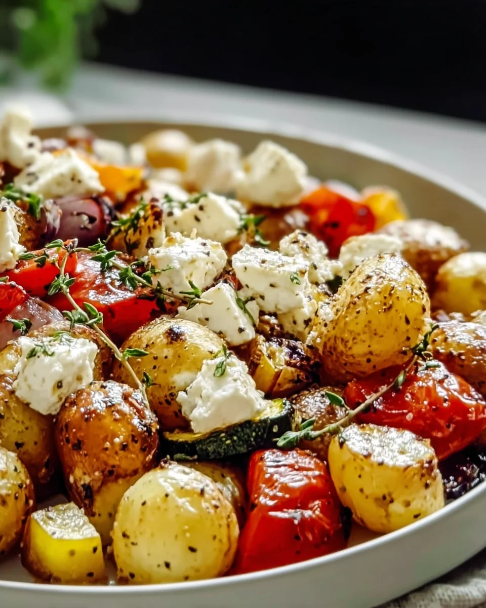 Unglaublich leckeres Feta Kartoffeln Ofengemüse Rezept!