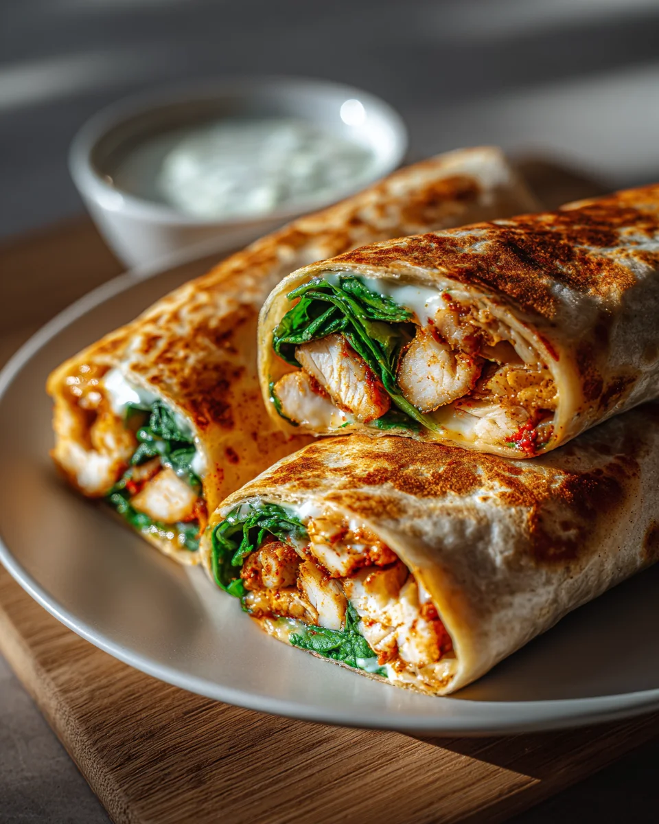 Crispy Air Fryer Chicken Mozzarella Wraps – Superlecker!
