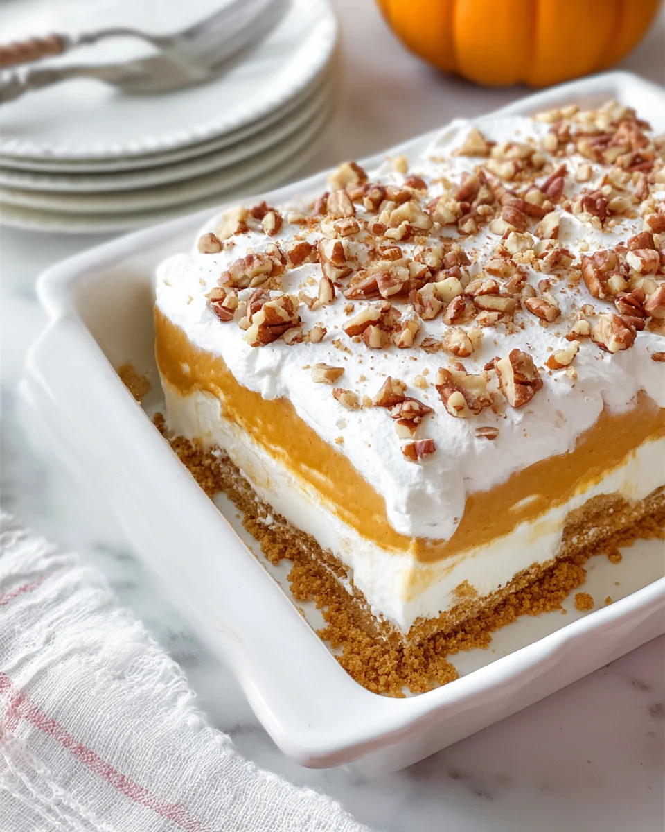 Verführerisches Pumpkin Lush Dessert: Einfaches Rezept genießen!