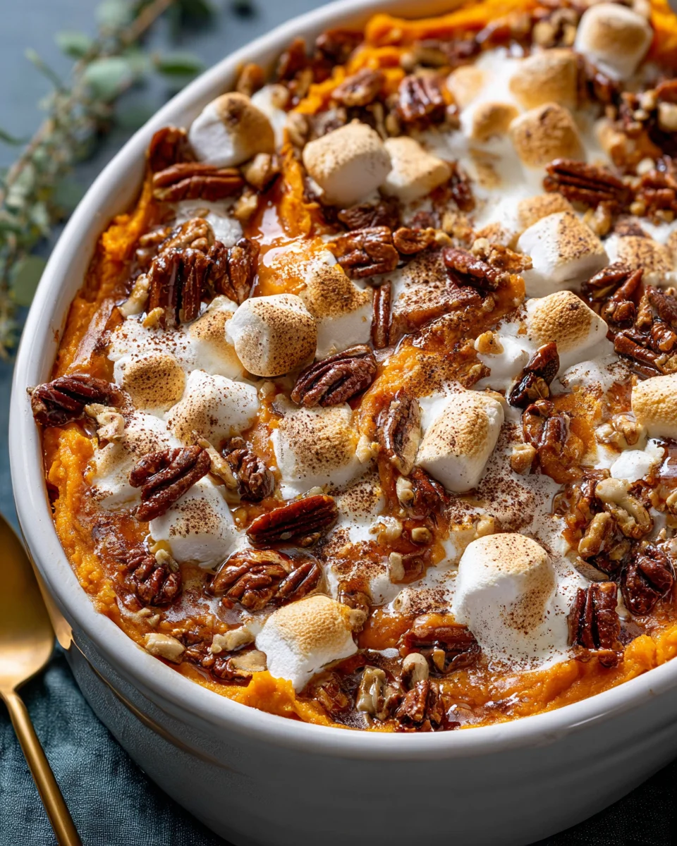 Süßer Süßkartoffelauflauf mit Ahornsirup – Rezept genießen!