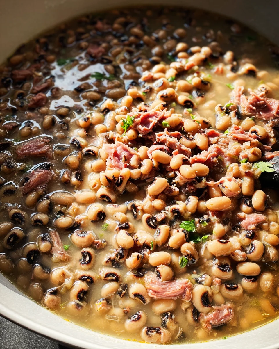 Leckere schwarze Augenbohnen im Slow Cooker Instant Pot Rezept