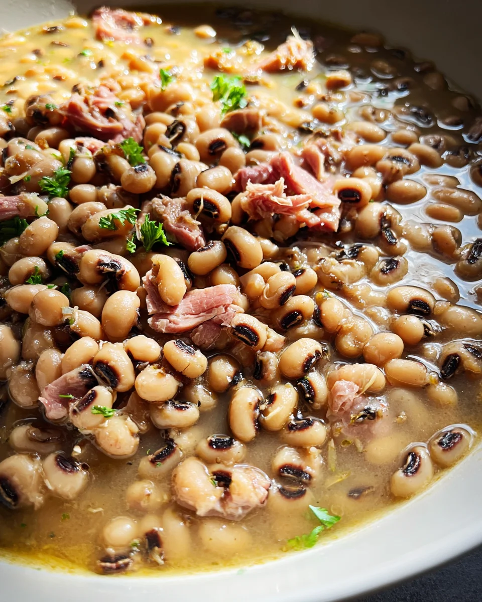 Leckere schwarze Augenbohnen im Slow Cooker Instant Pot Rezept